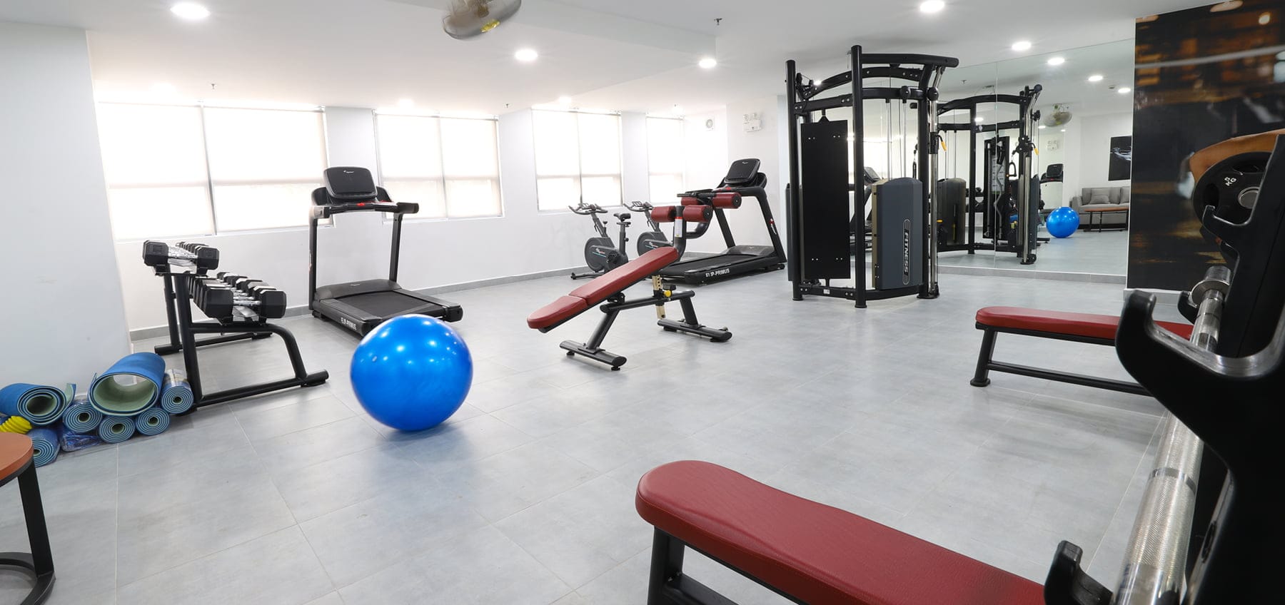 Thiết bị tập gym tại The EastGate — nguồn Kim Oanh Group